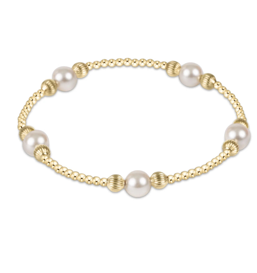 Purpose Pearl 6mm Bead Bracelet - Dignity
