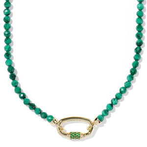 Kendra Scott Emery Beaded Strand Necklace in Gold-Mix