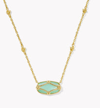 Load image into Gallery viewer, Kendra Scott Elisa Lattice Frame Short Pendant Necklace
