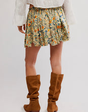 Load image into Gallery viewer, Third Charm Printed Mini Skirt in Green Combo
