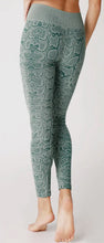 Load image into Gallery viewer, Snake Skin Destroyed Legging in Deep Teal

