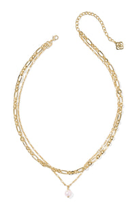 Kendra Scott Ashton Multi Strand Necklace with Freshwater Cultured Pearl