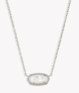 Kendra Scott Elisa Pendant Necklace in Ivory Mother-of-Pearl