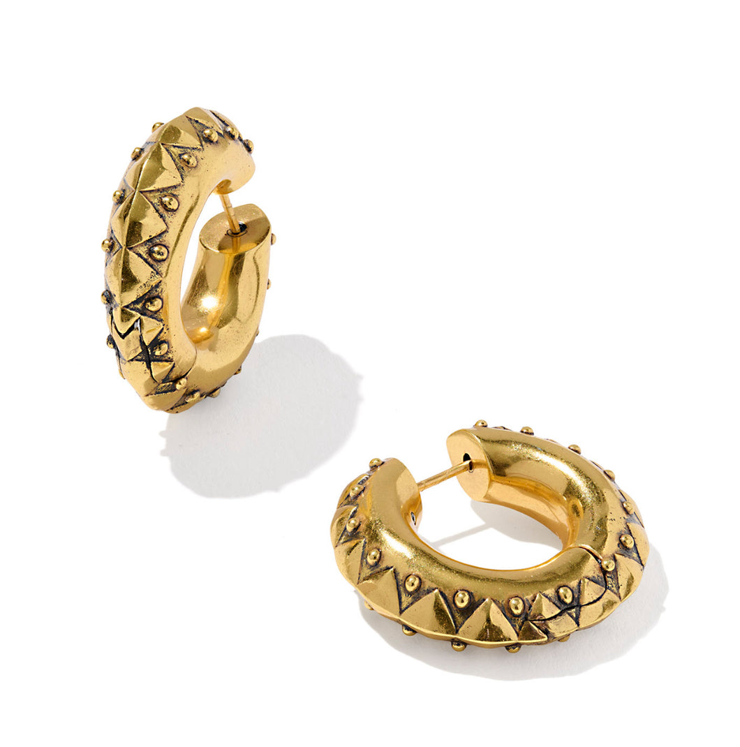 Kendra Scott Catherine Hoop Earring in Vintage Gold