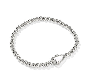 Kendra Scott Cheer Stretch Bracelet in White Mother of Pearl