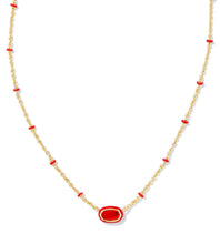 Load image into Gallery viewer, Kendra Scott Mini Elisa Enamel Frame Necklace
