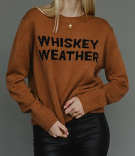 Load image into Gallery viewer, Whiskey Weather Sweater in Brown
