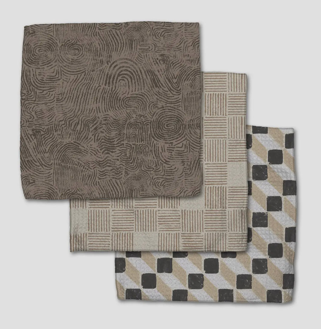 Chiseled Cozy Fall Dishcloth Set