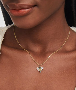 Kendra Scott Bee Short Pendant Necklace