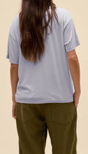 Load image into Gallery viewer, Rolling Stones Flag Tongue Burnout BF Tee in Light Purple
