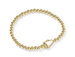 Kendra Scott Cheer Stretch Bracelet in White Mother of Pearl