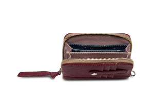 Plum Zippy Wallet