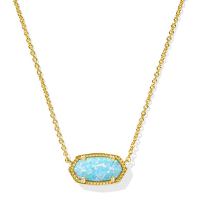Kendra Scott Elisa Necklace in Gold with Opal
