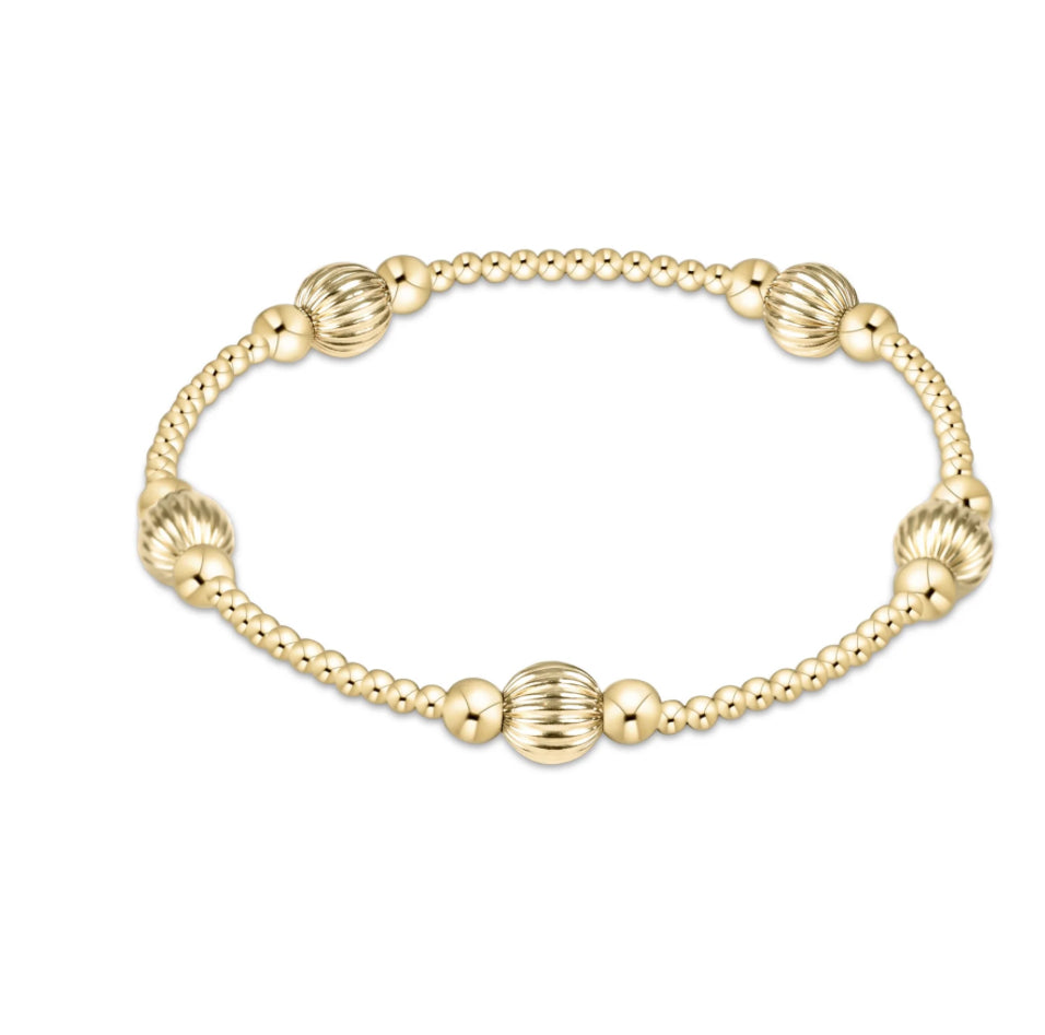 Purpose Dignity 6mm Bead Bracelet - Gold