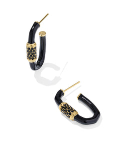 Kendra Scott Emery Enamel Hoop Earring in Gold Mix