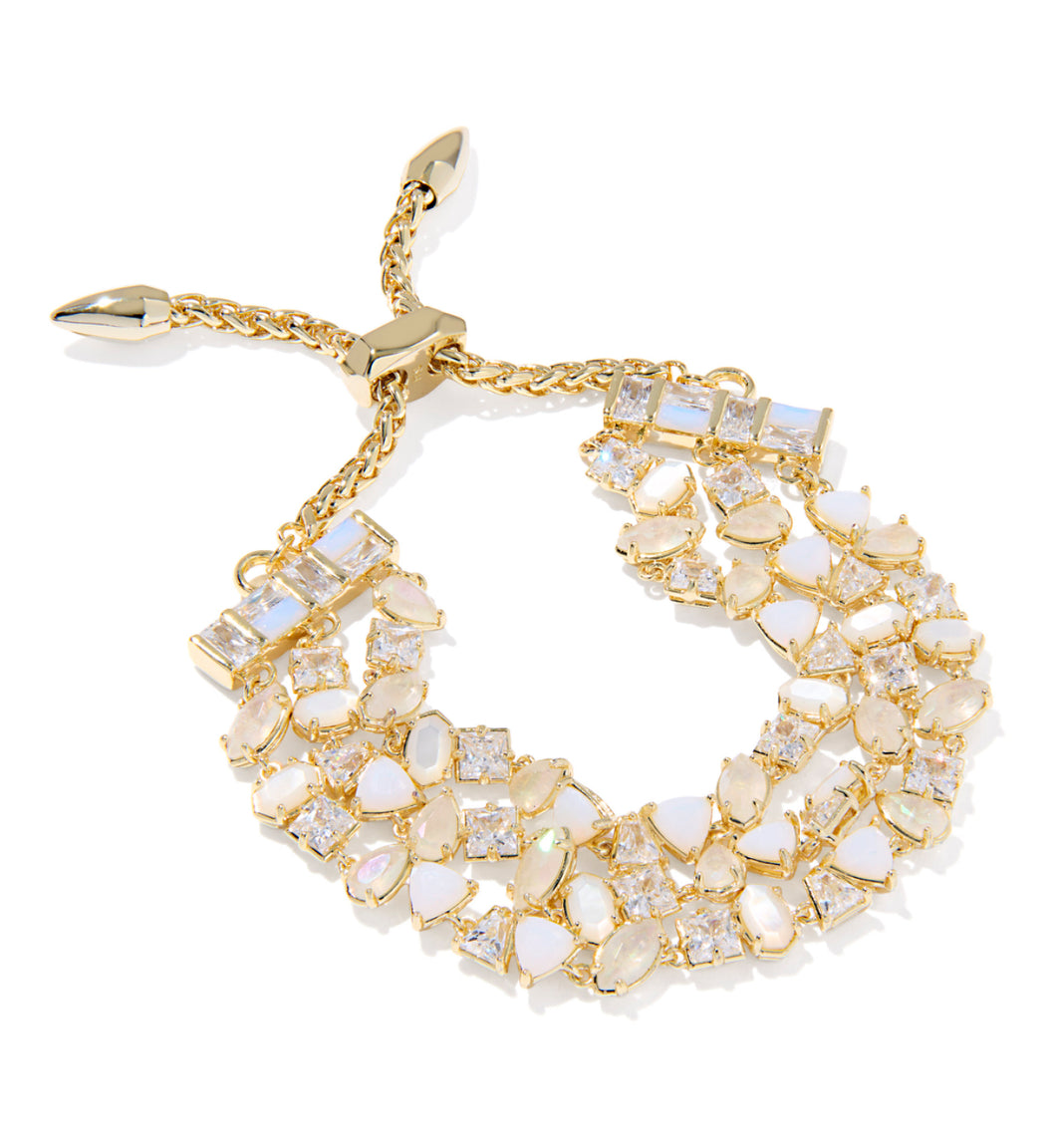 Kendra Scott Isabelle Gold Statement Bracelet in Neutral Mix