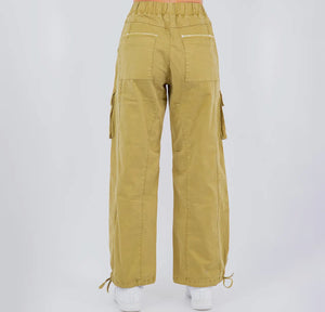 Seamed Cargo Pant in Sage