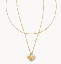 Load image into Gallery viewer, Kendra Scott Penny Heart Multi Strand Necklace

