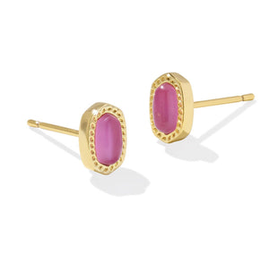 Kendra Scott Mini Ellie Gold Stud Earring in Azalea Illusion
