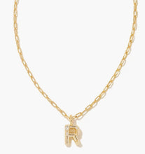 Load image into Gallery viewer, Kendra Scott Crystal Initial Pendant Necklace
