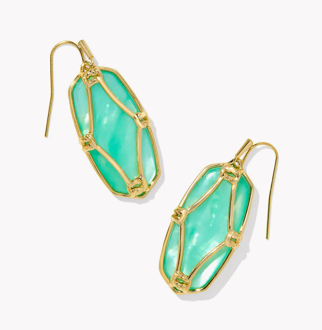 Kendra Scott Elle Lattice Frame Drop Earring