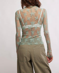 Lady Lux Layering Top in Mermaids Tail