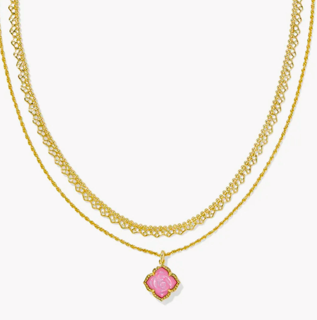 Kendra Scott Mallory Rose Multi Strand Necklace