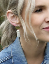 Load image into Gallery viewer, Social Climber Pearl Earrings
