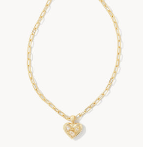 Kendra Scott Penny Heart Pendant Necklace