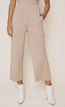 Load image into Gallery viewer, Provence Ribbed Knit Cropped Wide Leg Pants
