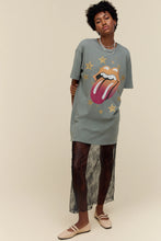 Load image into Gallery viewer, Rolling Stones Stars Tee Dress
