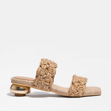 Load image into Gallery viewer, Clover Slide Sandal in Tan Multi
