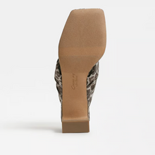 Load image into Gallery viewer, Colette Thong Sandal in Leopard Print Fabric

