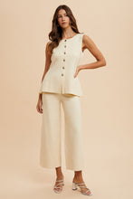 Load image into Gallery viewer, Long and Lean Wide Leg Pants in Ivory

