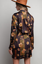 Load image into Gallery viewer, Retro Floral Printed L/S Mini Dress
