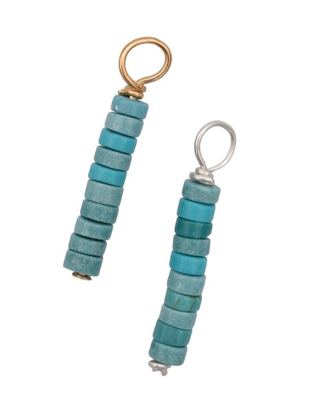 Turquoise Bead Charm