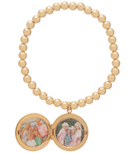 Load image into Gallery viewer, Classic Gold 3mm Bracelet - Cherish Small Gold Locket
