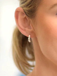 Best Behavior Mini Pearl Hoops
