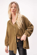Load image into Gallery viewer, Miraya Long Sleeve Button Down Top
