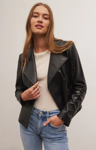 Load image into Gallery viewer, Ryder Leather Moto Jacket

