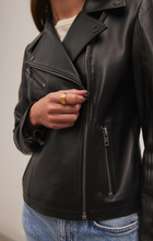 Load image into Gallery viewer, Ryder Leather Moto Jacket

