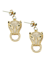 Load image into Gallery viewer, Catty Jaguar Earrings
