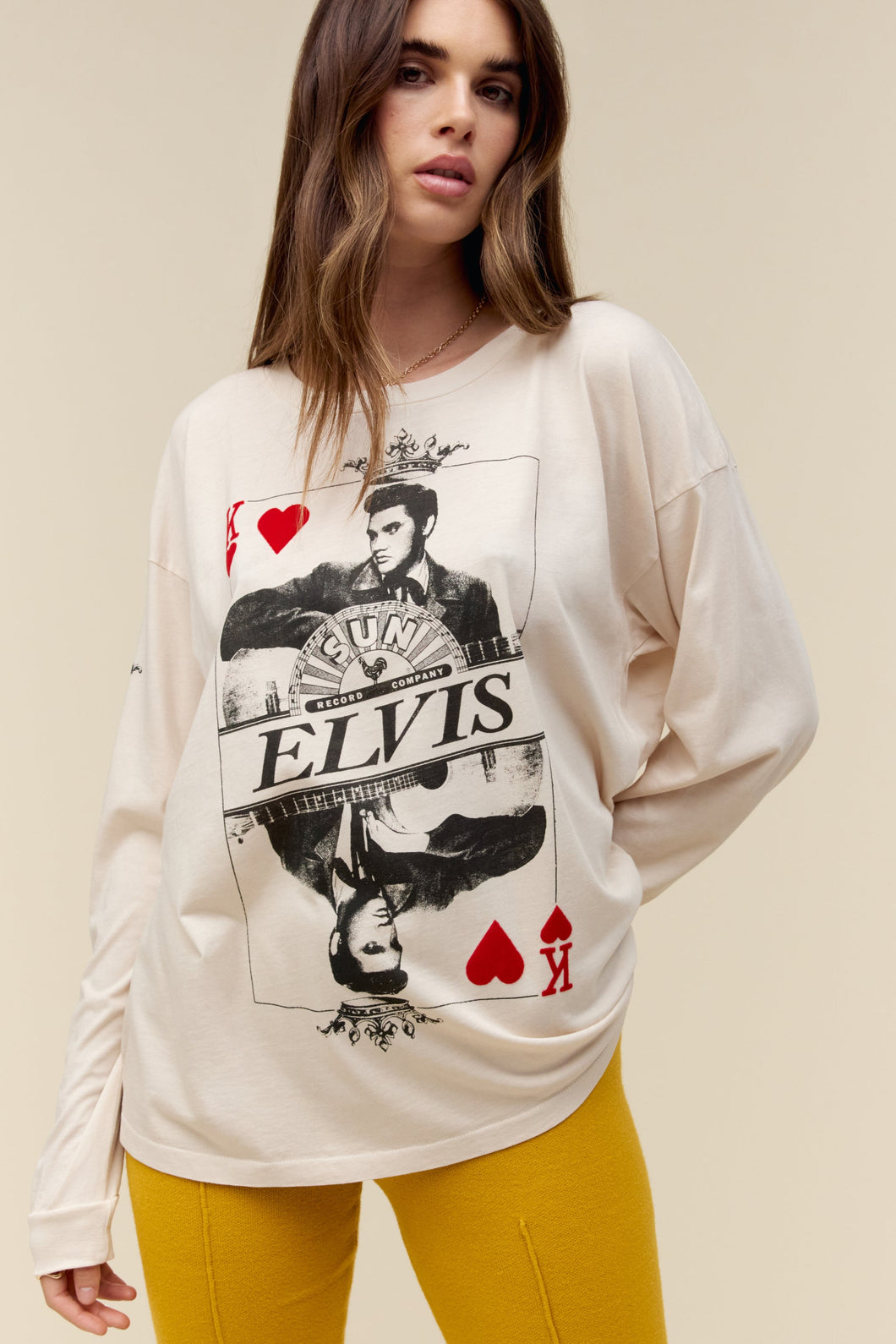 Sun Records X Elvis Presley King of Hearts Long Sleeve