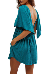 La La Romper in Deep Teal