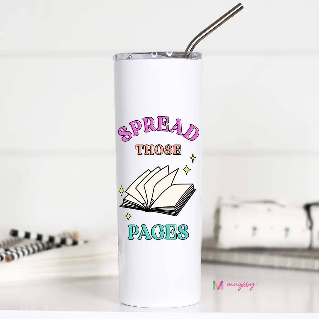 Spread Those Pages Tall Travel Cup