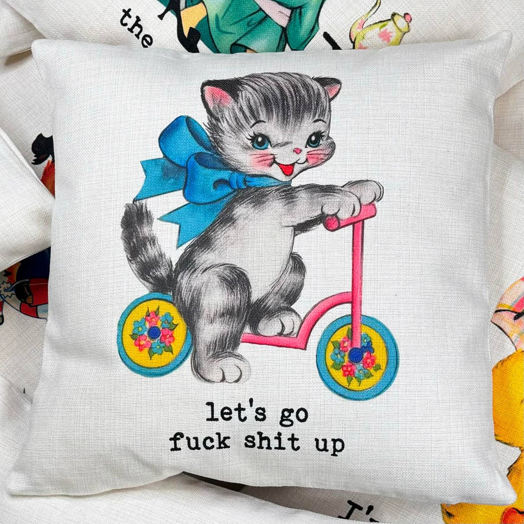 Let’s Go Pillow