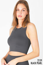 Load image into Gallery viewer, Chevron Highneck Crop Top
