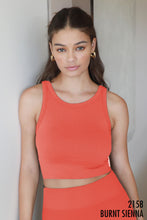 Load image into Gallery viewer, Chevron Highneck Crop Top
