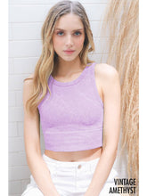 Load image into Gallery viewer, Chevron Highneck Crop Top
