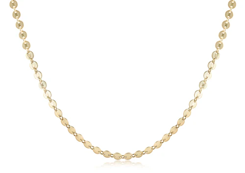 15” Choker Infinity Chic Chain Necklace - Gold